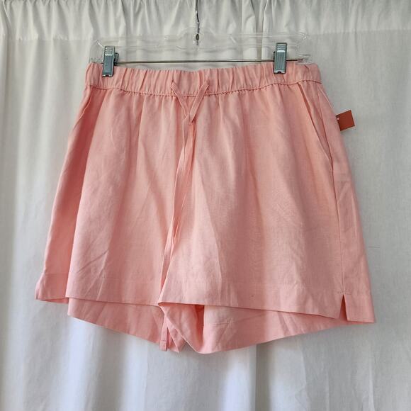 State of Day loungewear set pj casual linen NWT relaxed pink tank shorts S new - Picture 10 of 12